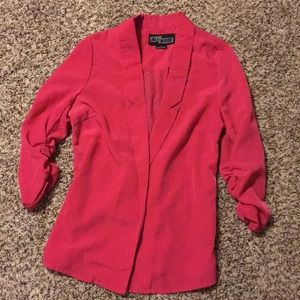Pink blazer